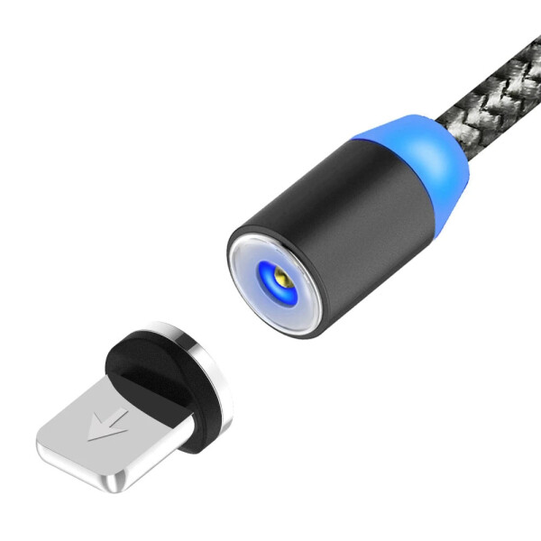 Cable Cargador USB A a Lightnin Magnético sin Transferencia de Datos Compatible con iPhone de 1 Metro Cable Cargador USB A a Lightnin Magnético sin Transferencia de Datos Compatible con iPhone de 1 Metro