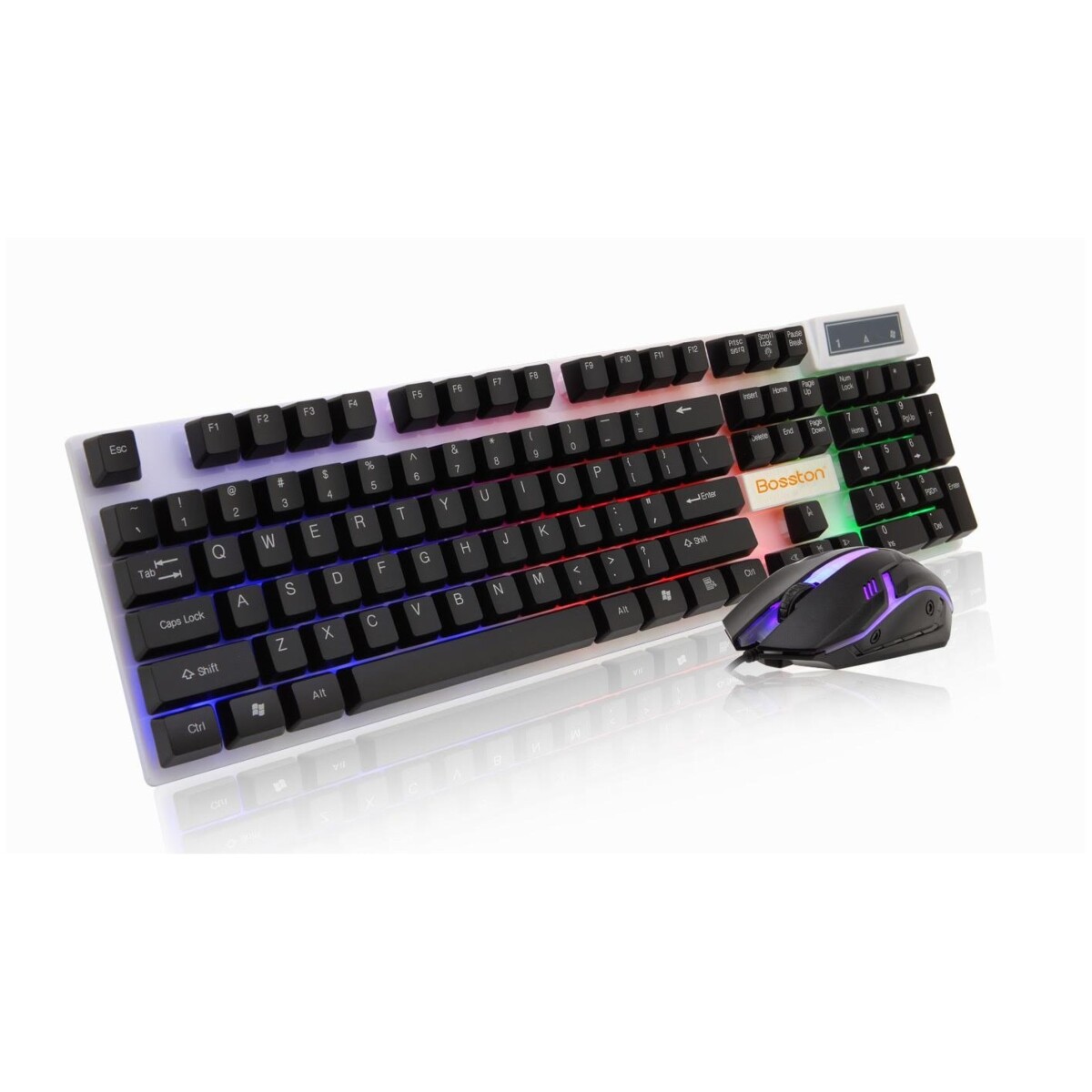 Teclado Gamer Bosston 8310 Retroiluminado Con Mouse 