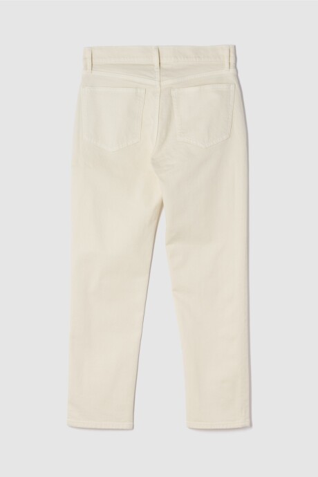 Jean Girlfriend Mujer Ecru