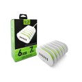 CARGADOR INTELIGENTE STANDARD "ROCA" 7A 6 USB CARGADOR INTELIGENTE STANDARD "ROCA" 7A 6 USB