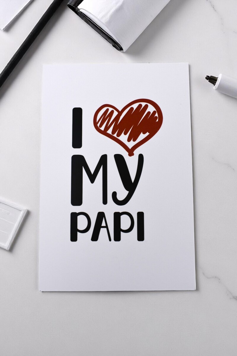 Tarjeta día del padre 10x15 - DISEÑO 3 