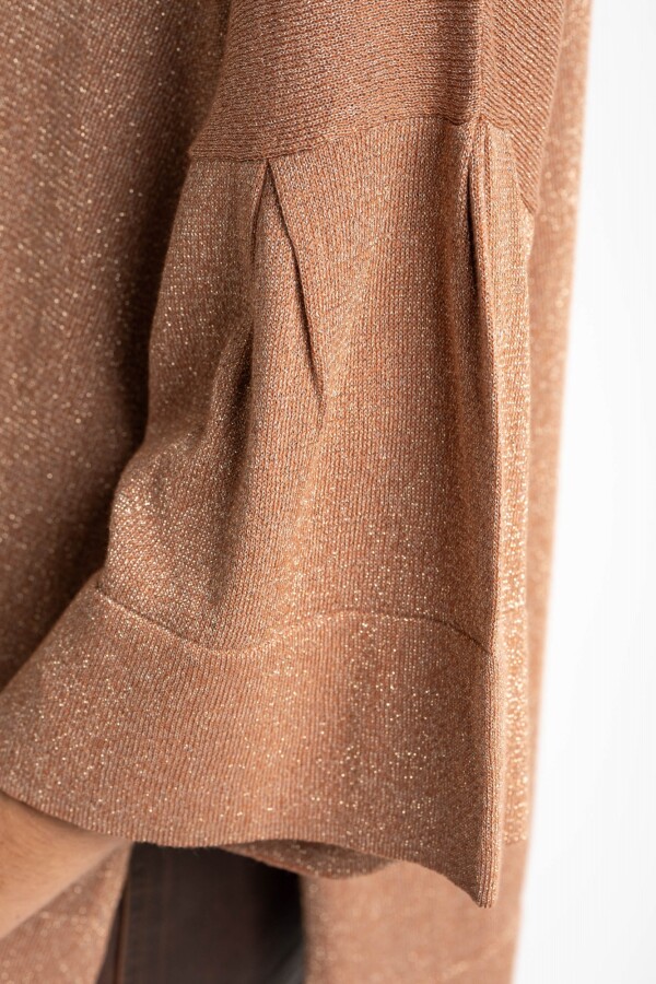Sweater Manga Volado Mocha