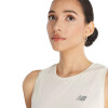 Musculosa New Balance Essentials Heathertech Blanco