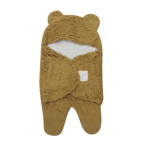 Manta para Bebés con Forma de Oso MARRON