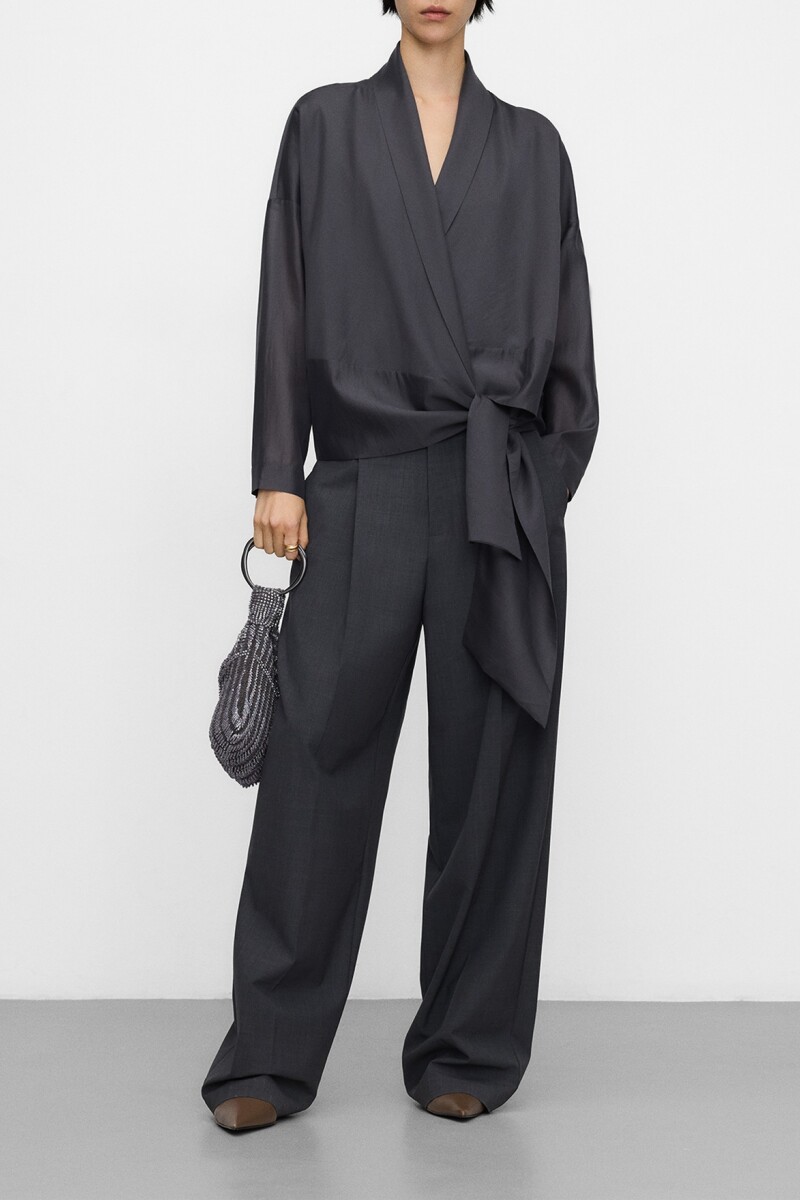 BLUSA CUMBRE COCKTAIL Gris