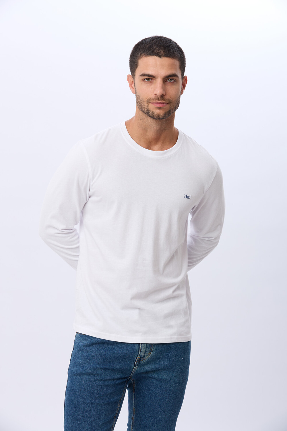 REMERA LISA DE ALGODÓN Blanco