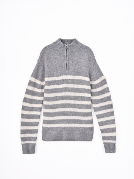 SWEATER NEW GUIDO GRIS (V)
