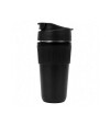 Vaso térmico con tapa hermética 450ml Negro