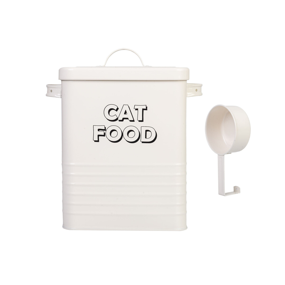 CONTENEDOR ALIMENTO - METAL MULTICOLOR CAT/DOG 