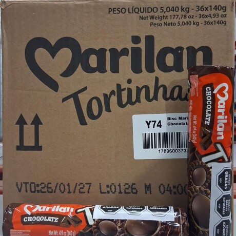 GALLETITA. TORTITAS MARILAN TUBO CHOCOLATE 140g GALLETITA. TORTITAS MARILAN TUBO CHOCOLATE 140g