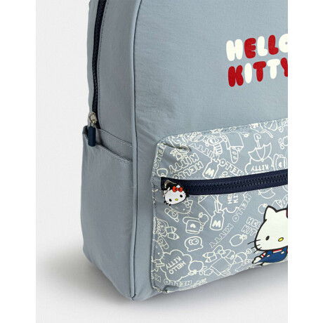 Mochila Print ''hello Kitty'' Azul Celeste