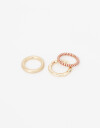 Sets Anillos Metal Set Anillos Metal Y Color - Dorado