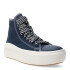 Championes de Mujer Converse Chuck Taylor Move Hi Azul Marino - Blanco