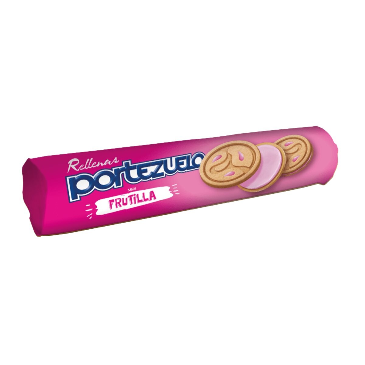 GALLETA RELLENA PORTEZUELO 110G FRUTILLA 