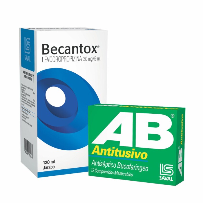 AB ANTITUS. X 12 COMP. + BECANTOX JBE. única
