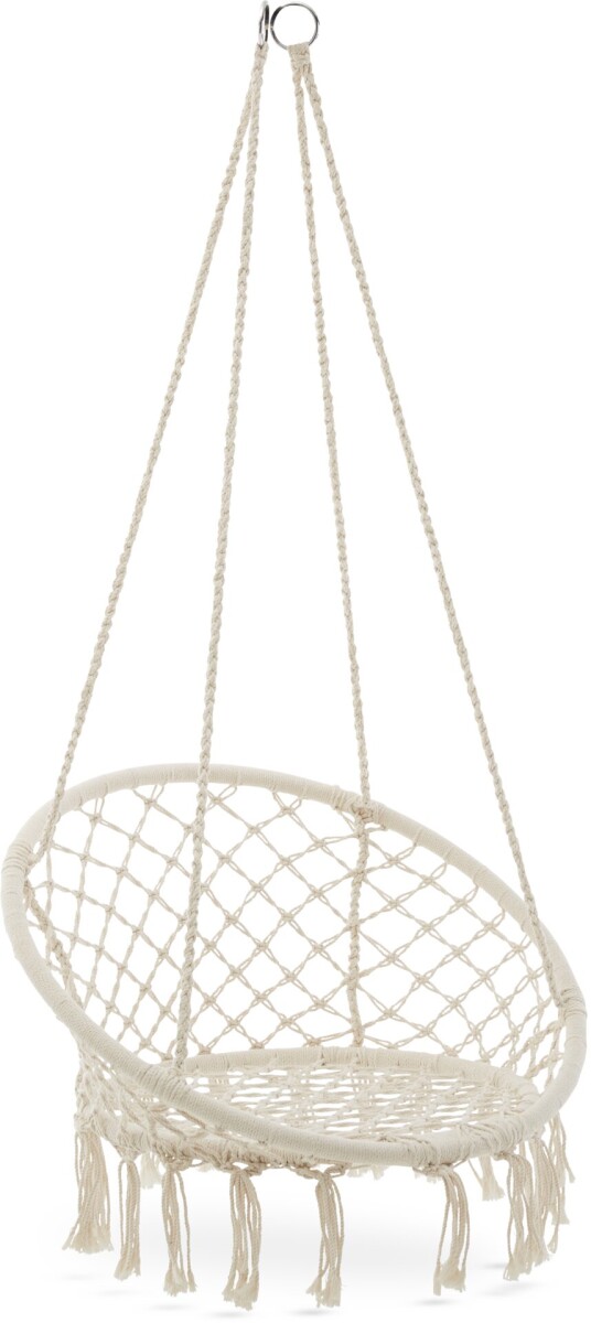 Silla colgante NITTEDAL Ø80 blanco crudo 