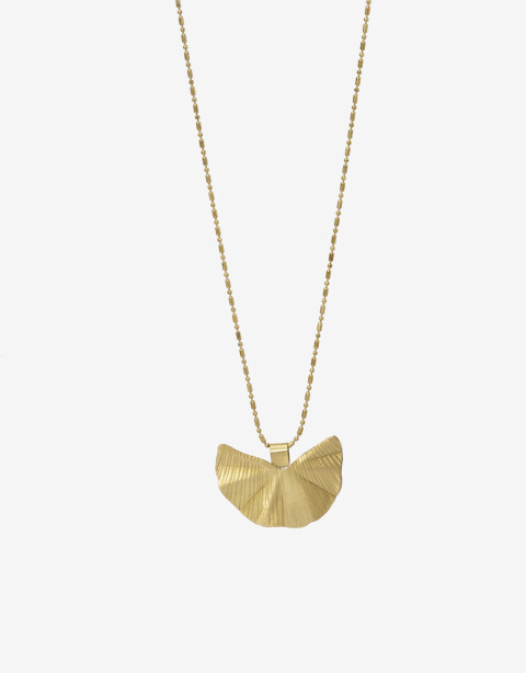 Collares Largos Bronce Collar Largo Dije Ondulado - Dorado Bronce