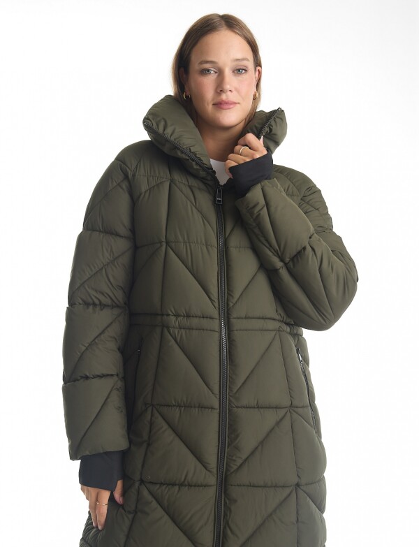 Campera Abrigo Larga OLIVA