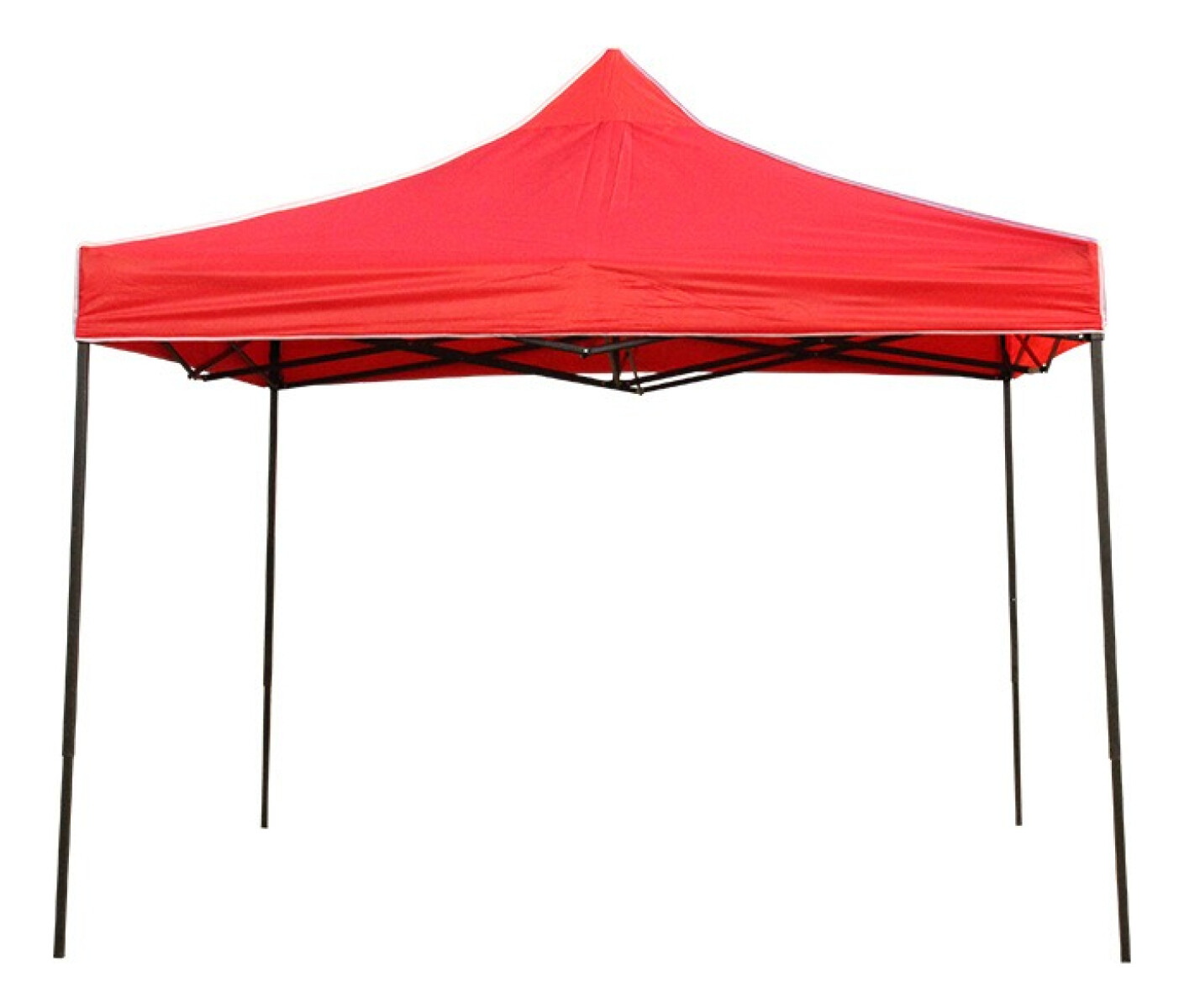 Gazebo Plegable Toldo Super Reforzado 2x2x2 Filtro Uv 15KG - Rojo 