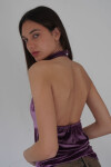 Top Arma Mortal Velvet Morado