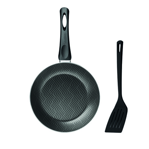 Sartén con espátula modelo "PARIS", Ø20cm -TRAMONTINA TR5606