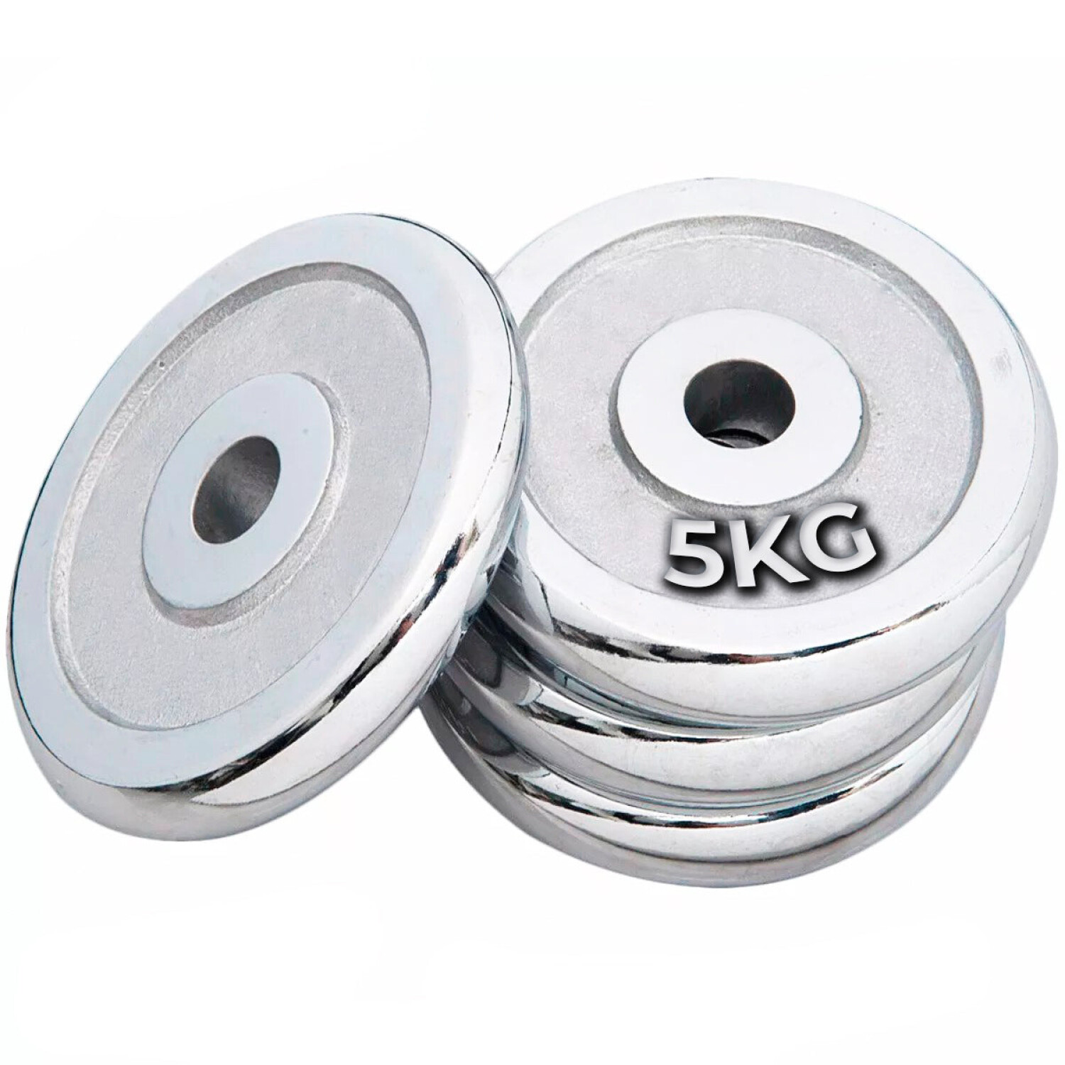 Mancuernas Cromadas Discos De 5kg Para Mancuernas Mancuernas