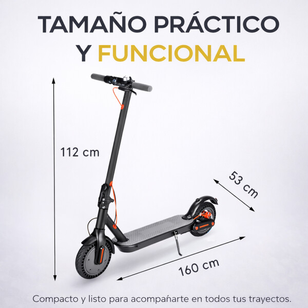 Monopatín Eléctrico Plegable Rp530 8.5" MONOPATIN LEDSTAR RP530 8.5 NEGRO