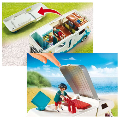 Casa Rodante Playmobil 135 Piezas con Figuras