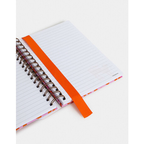 Cuaderno A5 Anillado Con Memo Con Formita Y Stickers Rosa Claro