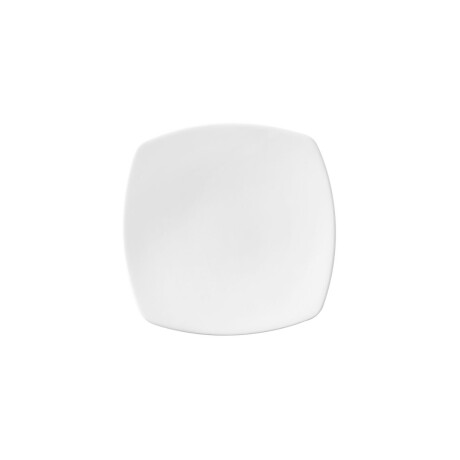 Plato Llano Cuadrado Actualite 27 cm Blanco Porcelana Plato Llano Cuadrado Actualite 27 cm Blanco Porcelana