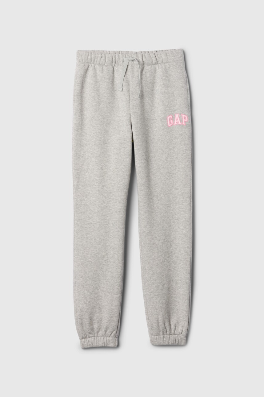 Pantalón Deportivo Niña Light Heather Grey B08