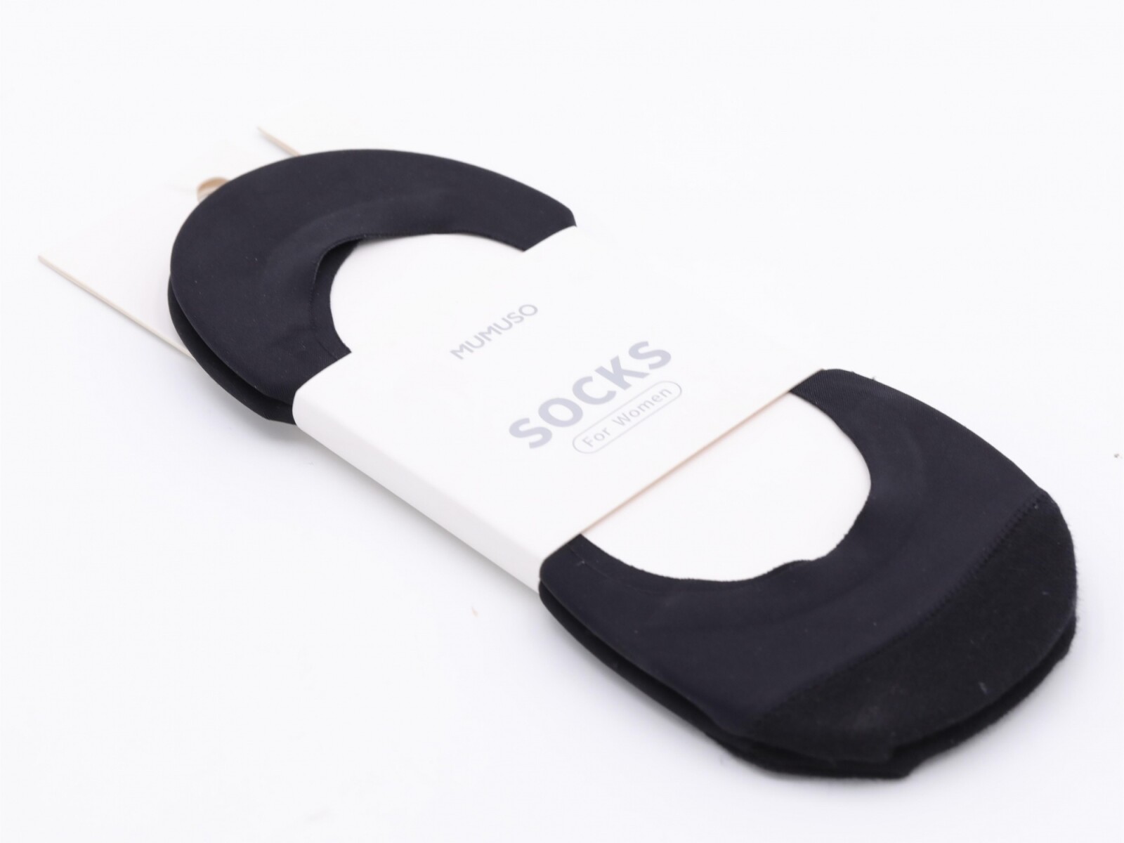 MEDIAS INVISIBLES SEDOSAS SIN COSTURAS (2 PARES / NEGRO) 