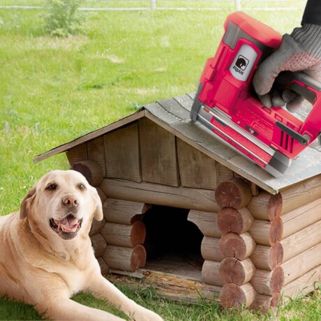 Clavadora Grapadora Inalámbrica 20V Equus ROJO