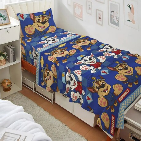 Juego de Sábanas Nickelodeon Infantil 1 plaza Paw Patrol Juego de Sábanas Nickelodeon Infantil 1 plaza Paw Patrol