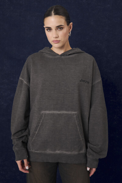 BUZO HOODIE FADE Gris