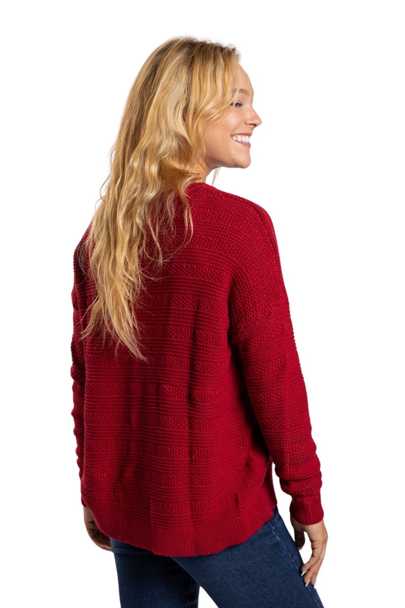 CHERRY SWEATER - RED 