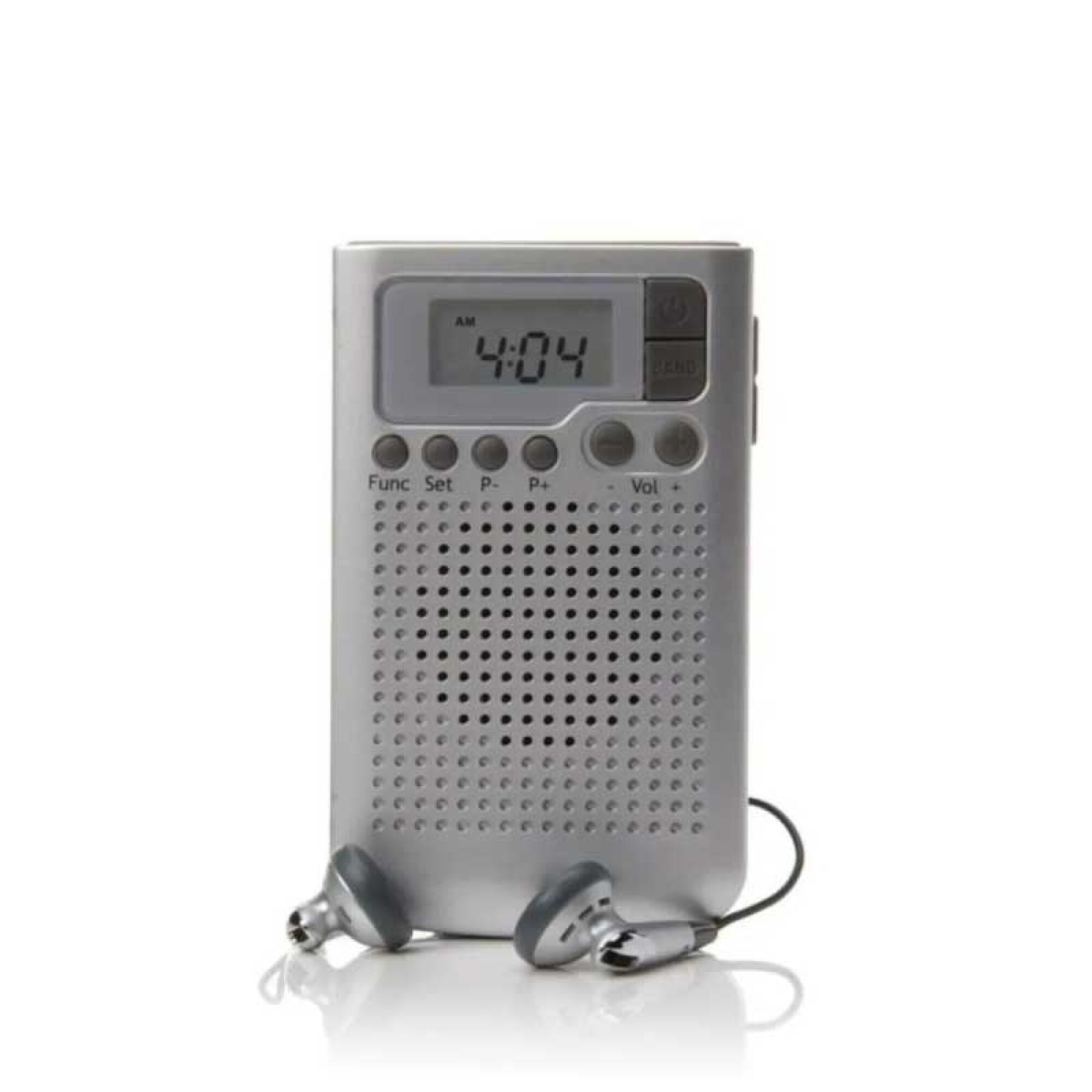 RADIO FM RELOJ DESPERTADOR DIGITAL PLL 220VAC SALIDA AURICULARES TM BD3450