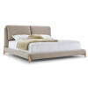 Cama con resplado acolchonado - Modelo ELBOW - Tela Terracota Cama con resplado acolchonado - Modelo ELBOW - Tela Terracota