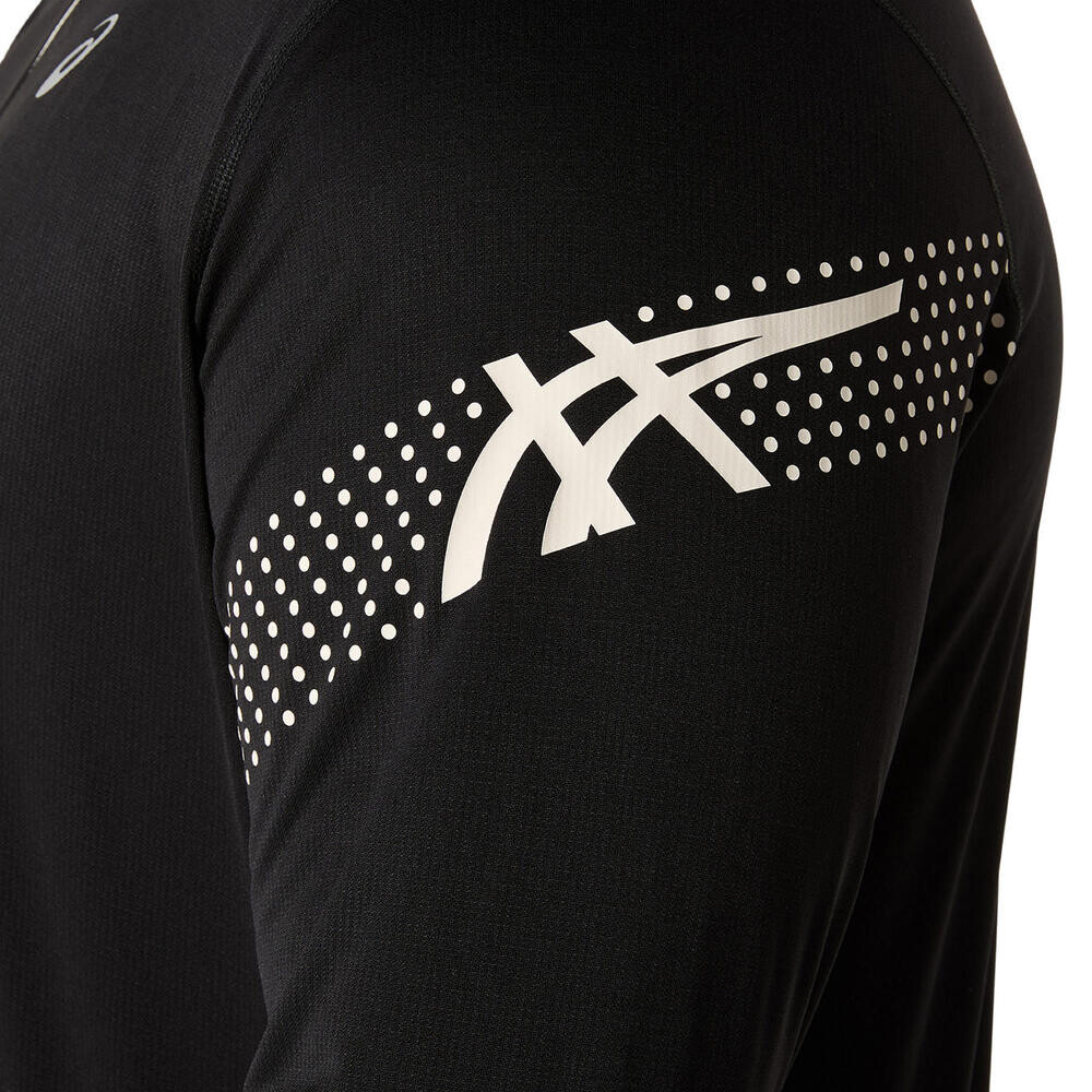 ASICS Icon Ls 1/2 Zip - Hombre Performance Black