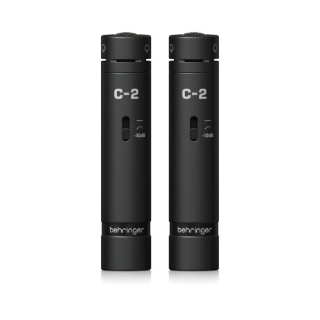 Microfono Condensador Behringer C2 Overhead Par Negro Microfono Condensador Behringer C2 Overhead Par Negro