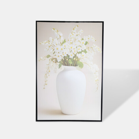 CUADRO DEC FLORERO 60X90CM Unica