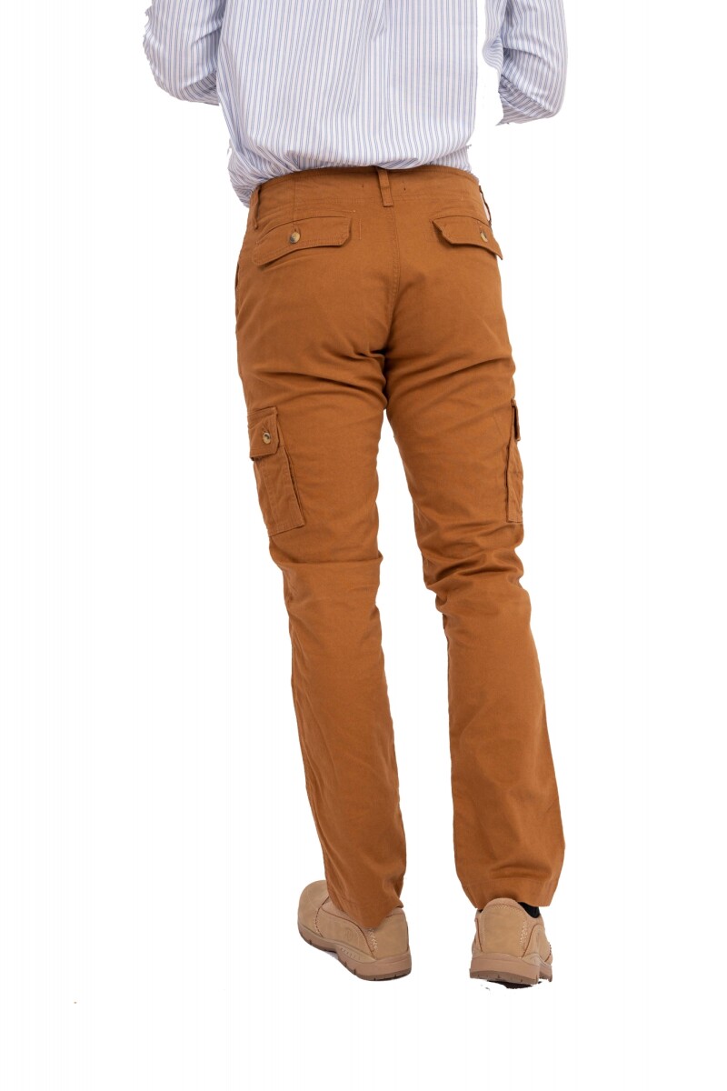 PANTALON CARGO BR HABANO