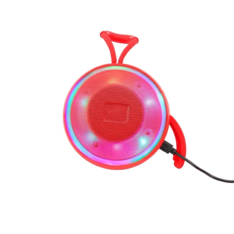 PARLANTE PORTATIL BLUETOOTH JRPOP DE BOLSILLO CON LUCES ROJO PARLANTE PORTATIL BLUETOOTH JRPOP DE BOLSILLO CON LUCES ROJO