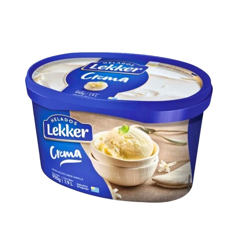 Helado de crema Lekker - 1,9 lt Helado de crema Lekker - 1,9 lt
