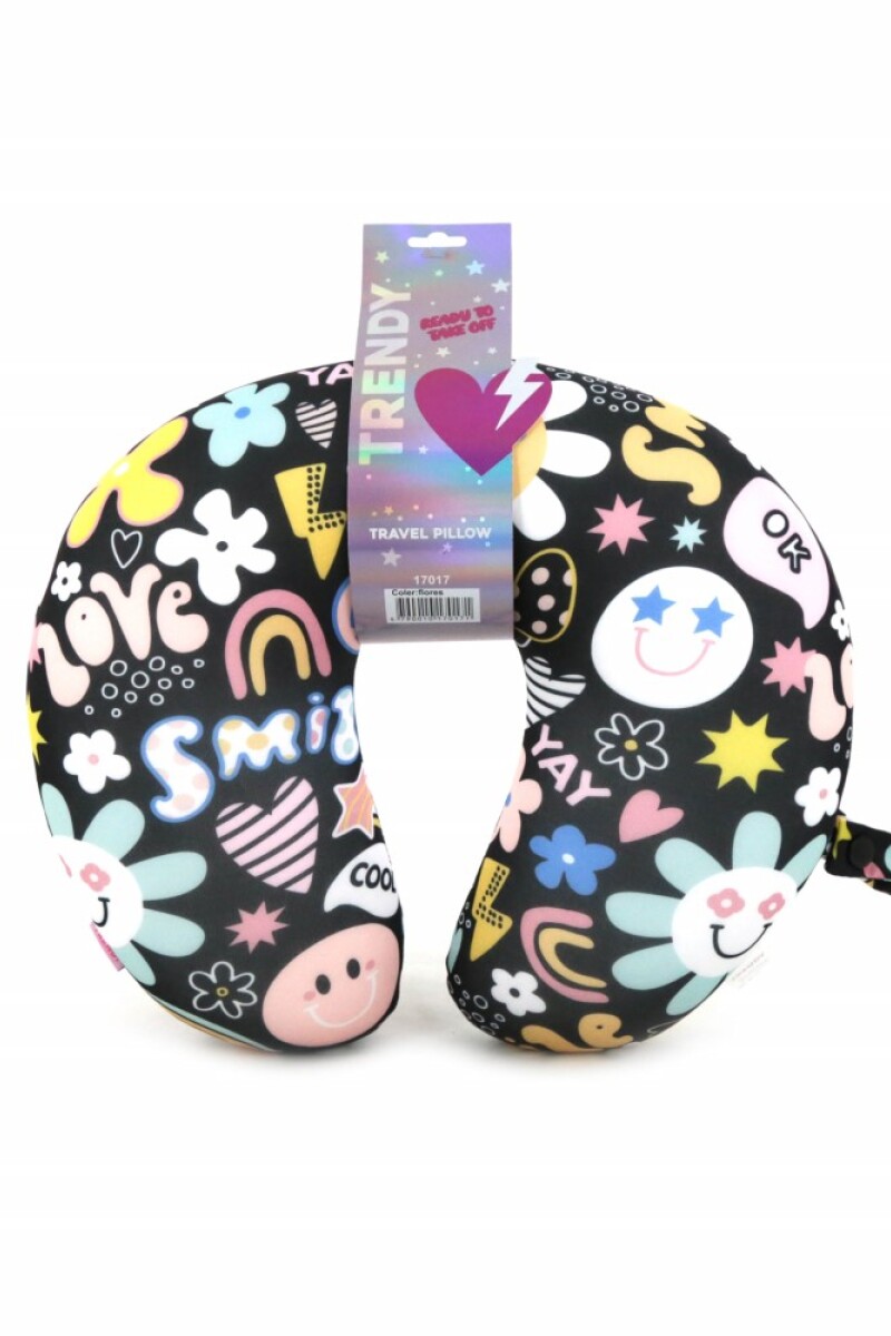 Almohada de viaje Flores