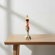 Velas con luz led - Decoración Halloween Naranja 22cm