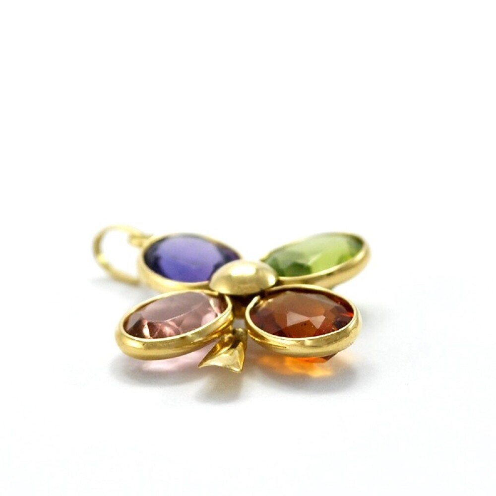 Dije En Oro 18K Y Piedras Semipreciosas Dije En Oro 18K Y Piedras Semipreciosas