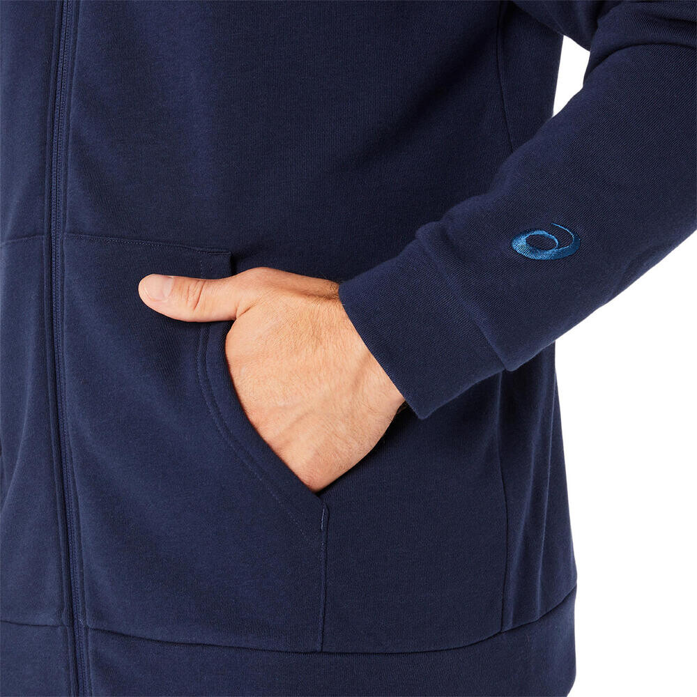 Casaca Training Sweat Full Zip Hombre Midnight