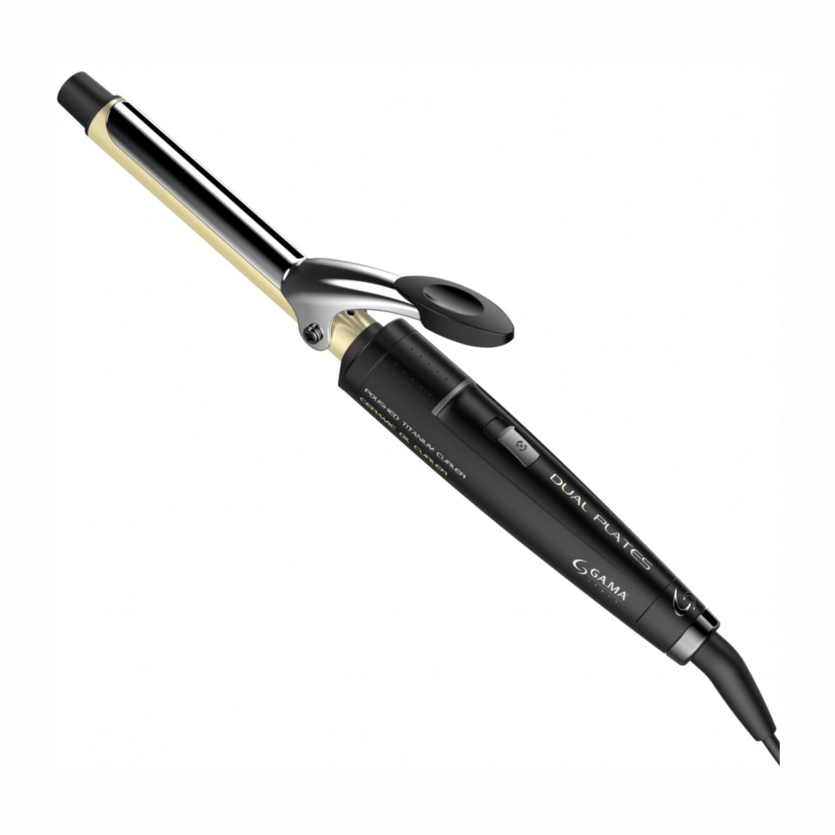 Buclera Rizador GAMA Dual 19mm Temperatura Fija Ceramic Titanio 