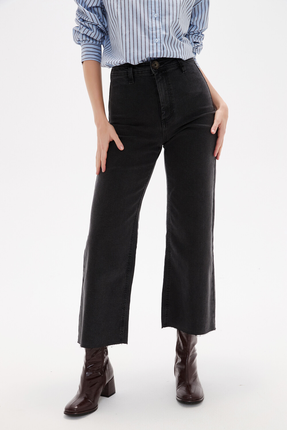 Pantalon Madelin Gris Medio